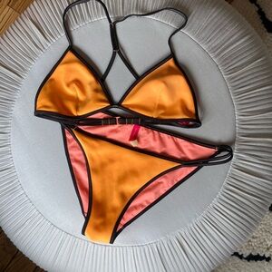 Y2k Victoria’s Secret Orange Swimsuit Bikini